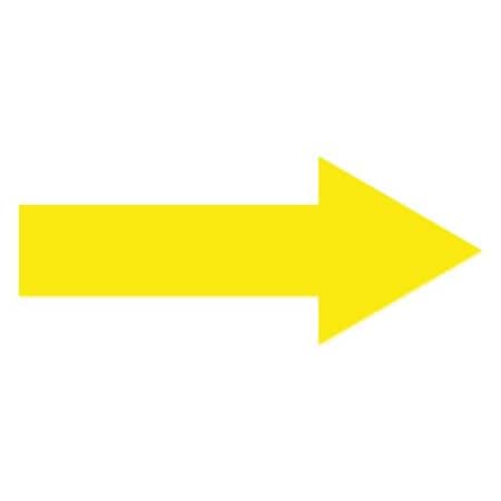 Ergomat 18inx6in Stem 3in DuraStripe Supreme Arrows Yellow, 12PK DSV-ARR-18-Y-KIT